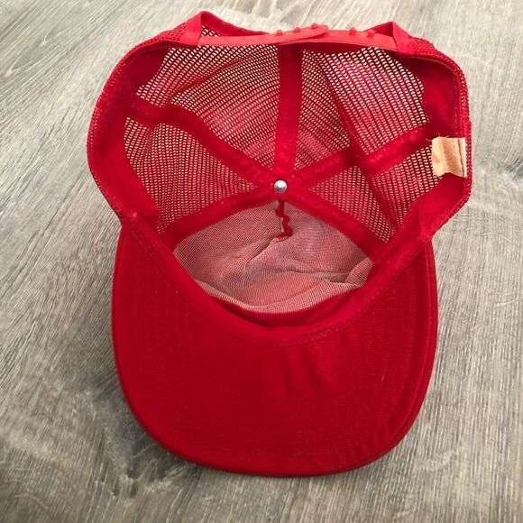 Vintage Kansas City Chiefs Patch NFL Mesh Trucker Baseball Snapback Hat Cap Read - Picture 7 of 9